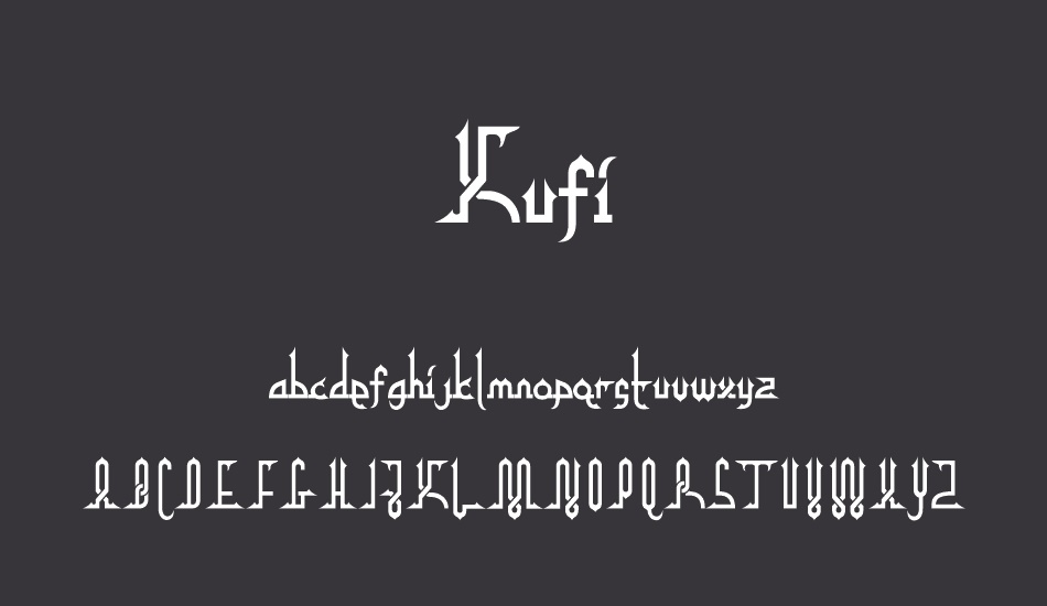 kufi font