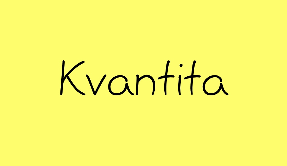 kvantita font big