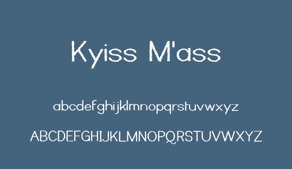kyiss-mass font