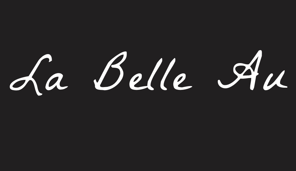 la-belle-aurore font big