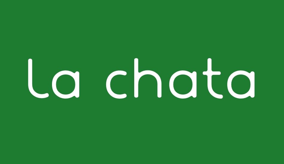 la-chata font big