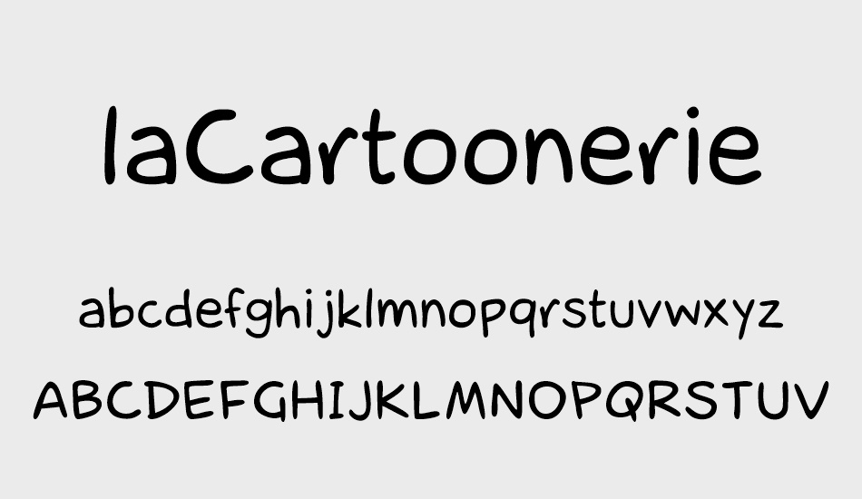 lacartoonerie font