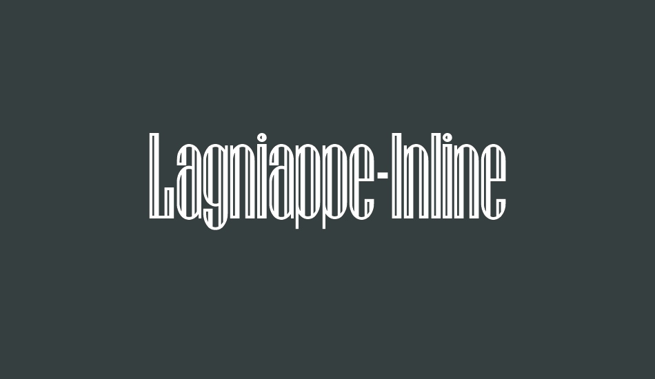 lagniappe-ınline font big