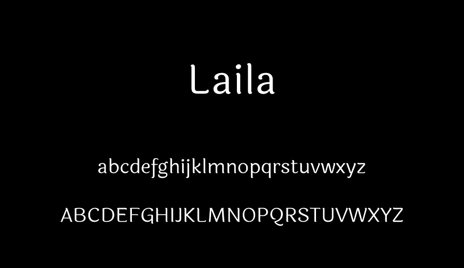 laila font