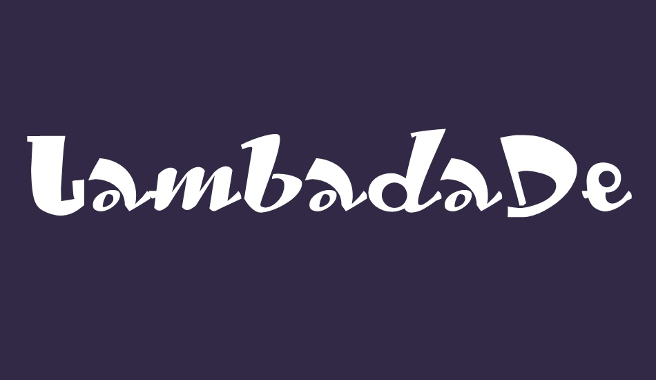 lambadadexter font big