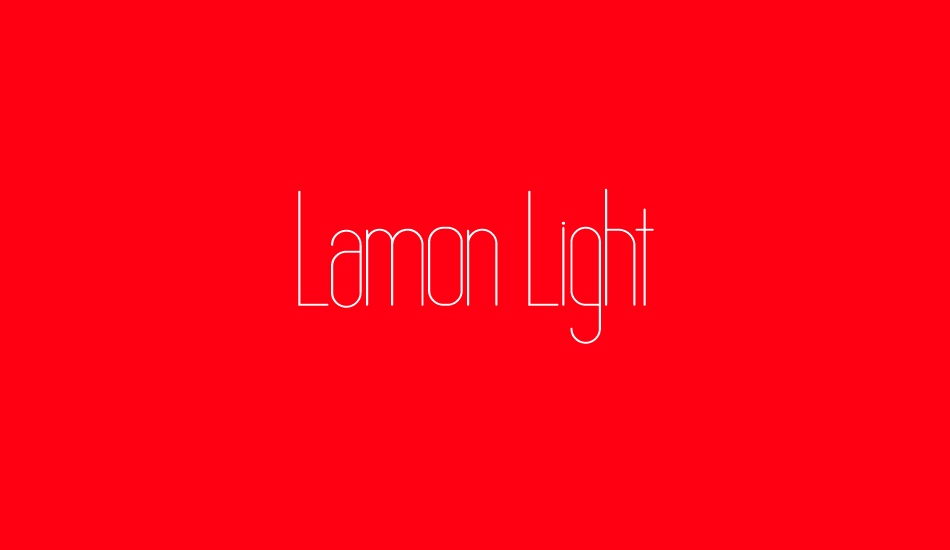 lamon-light font big