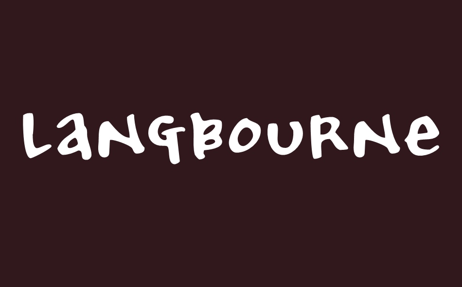 Langbourne font big