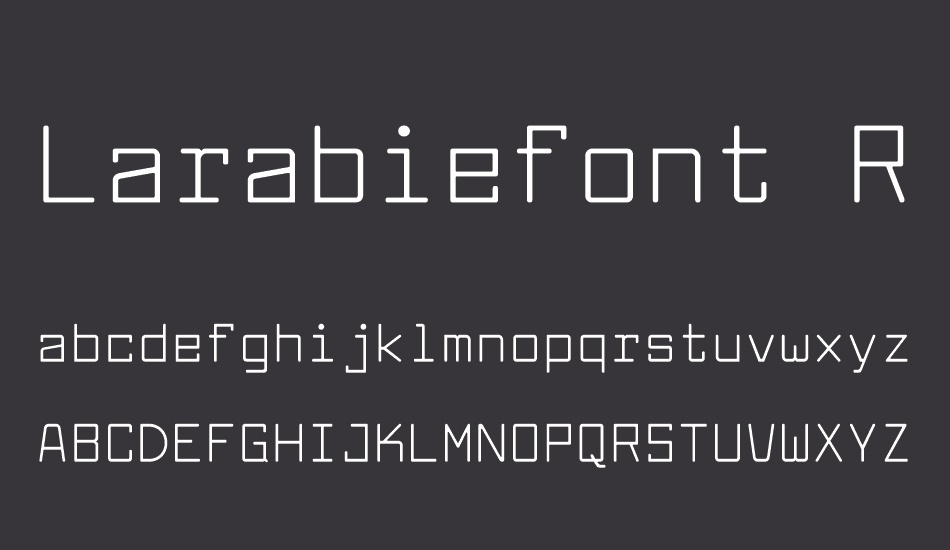 larabiefont-rg font
