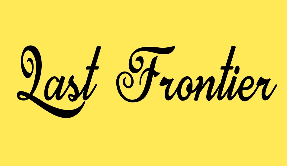 last-frontier-personal-use font big