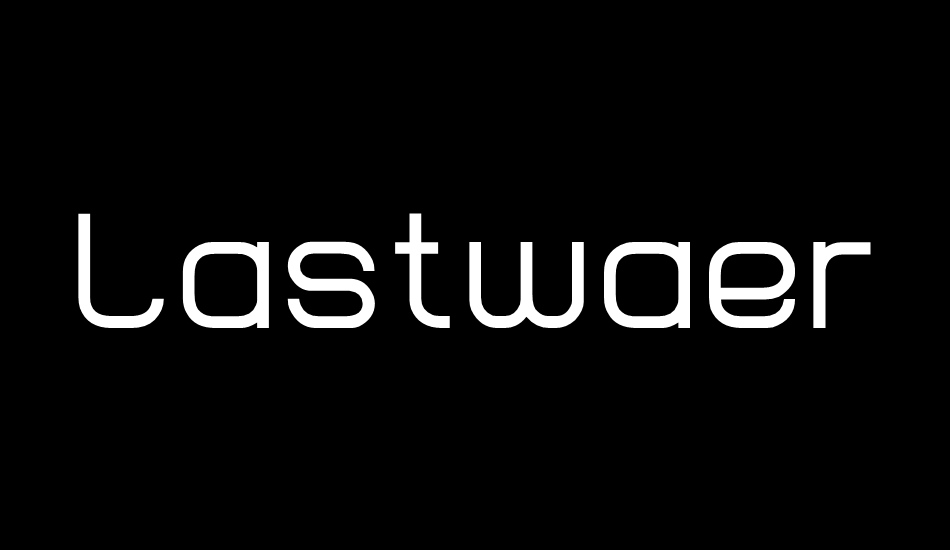 lastwaerk-regular font big