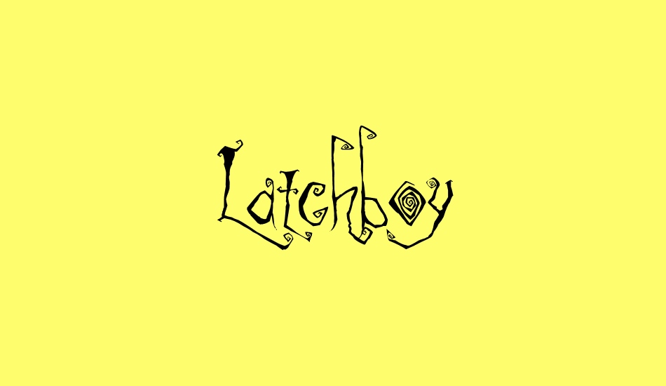 latchboy font big