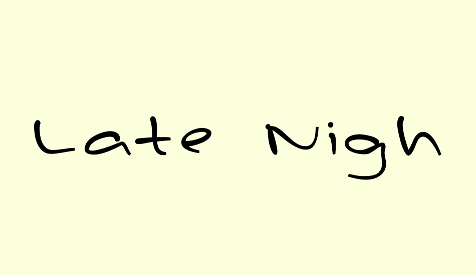 late-night---love-notes font big