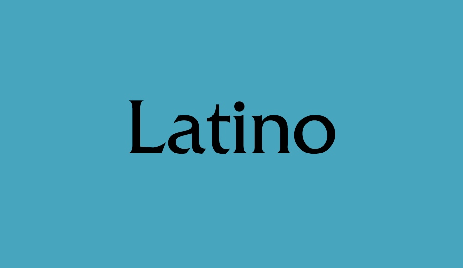latino font big