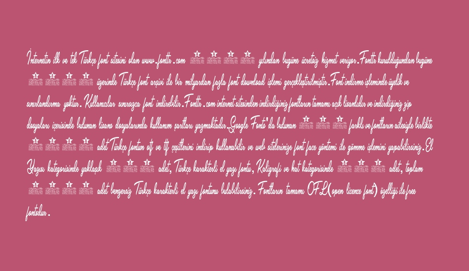 lavelle-personal-use font 1