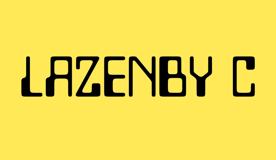 lazenby-computer font big