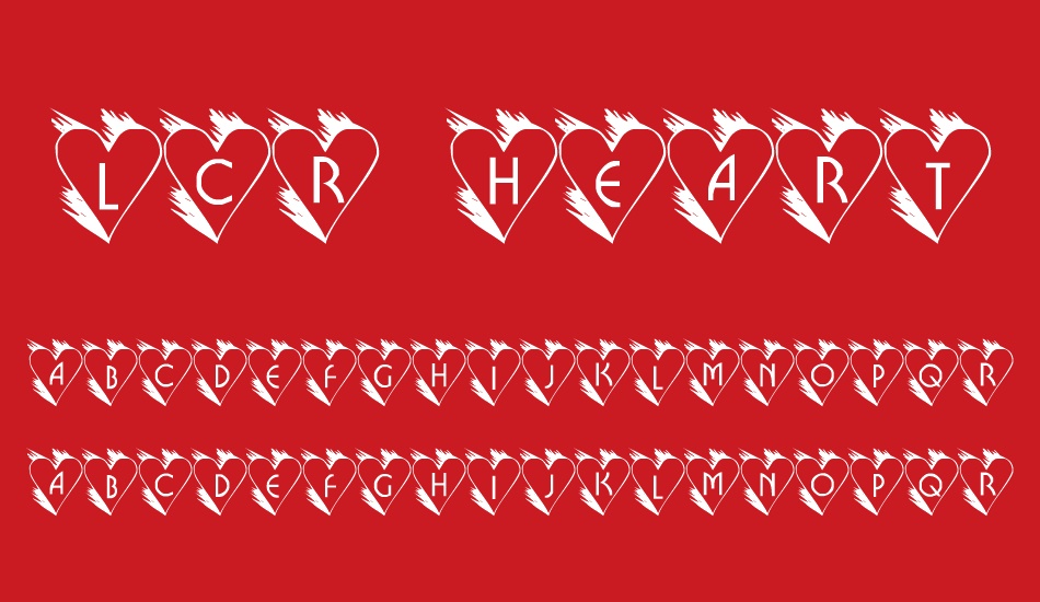 lcr-hearts-afire font