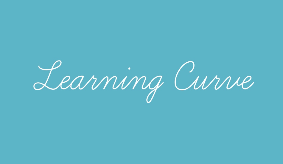 learning-curve font big