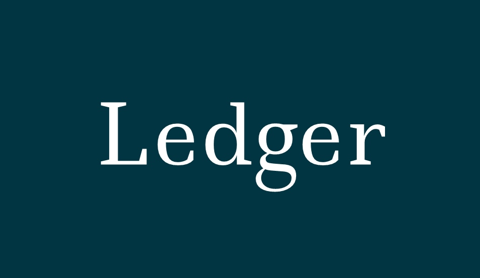 ledger font big