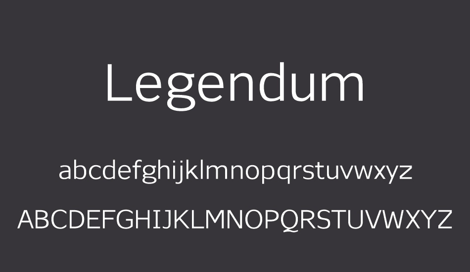 legendum font