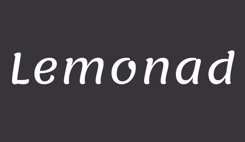 lemonada font big