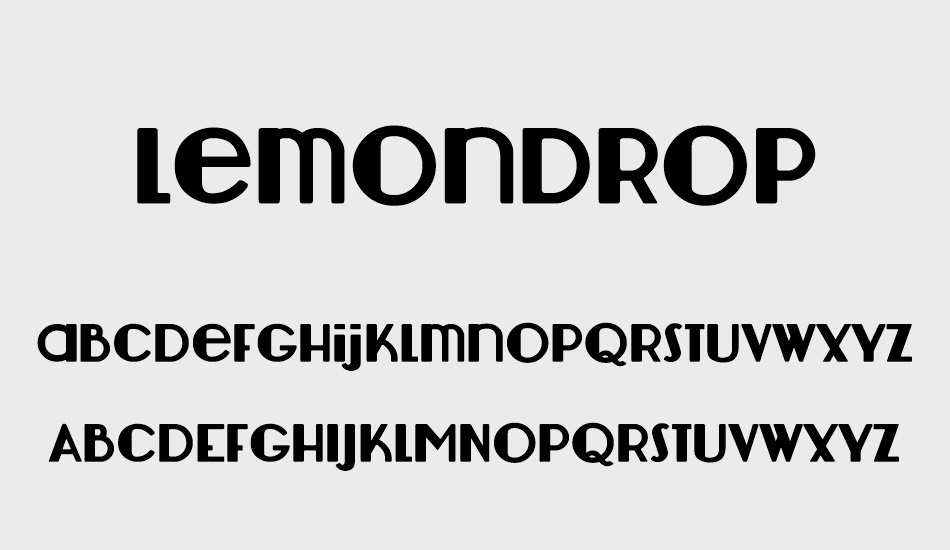 lemondrop font