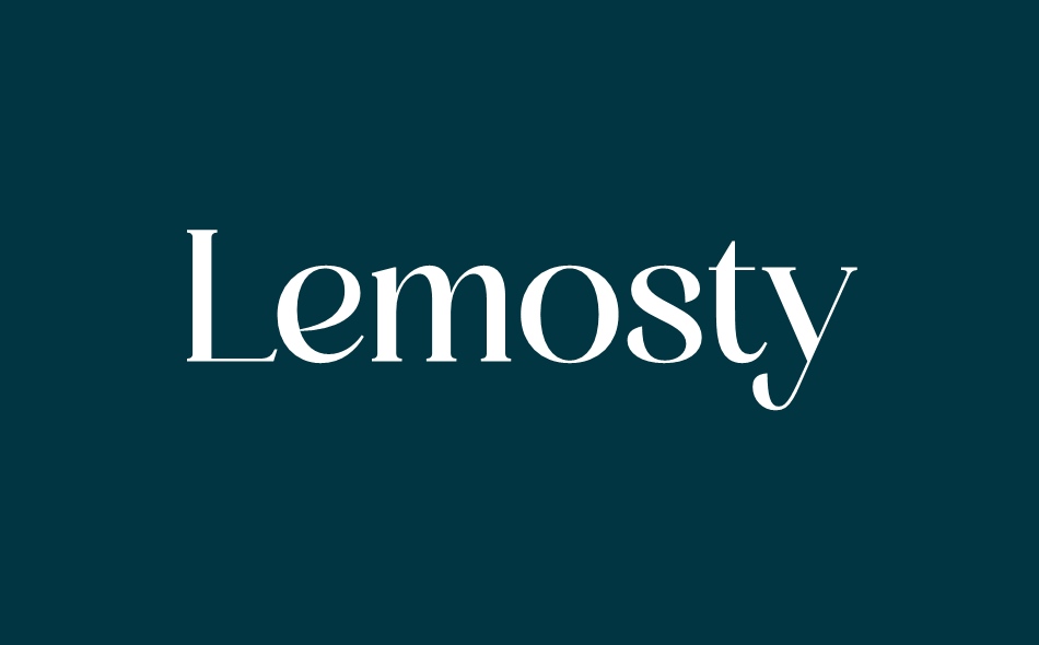 Lemosty font big