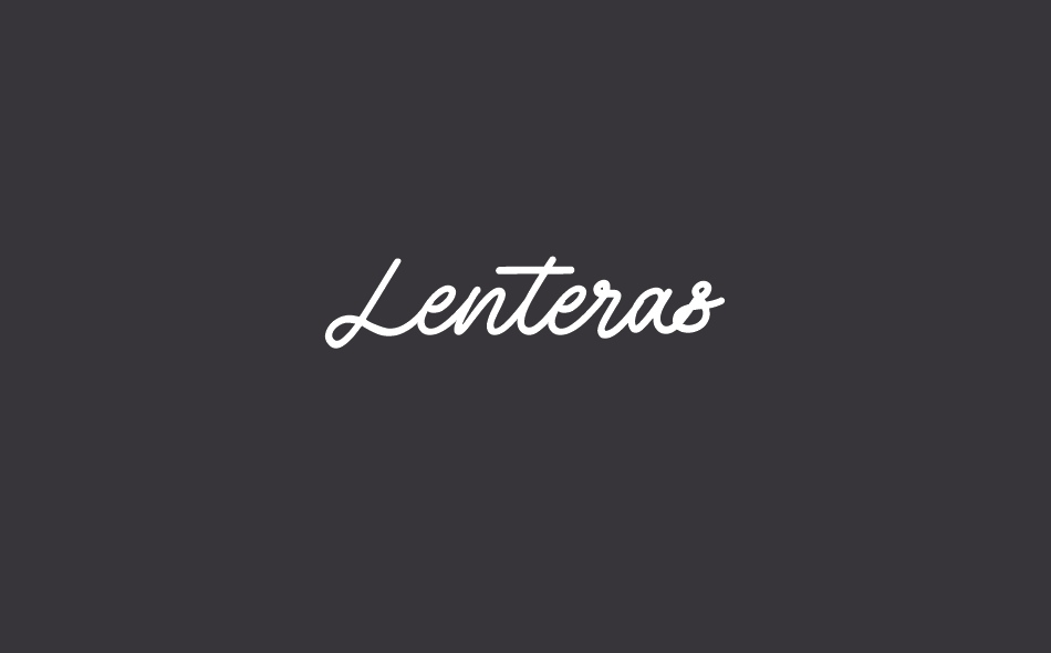 Lenteras font big