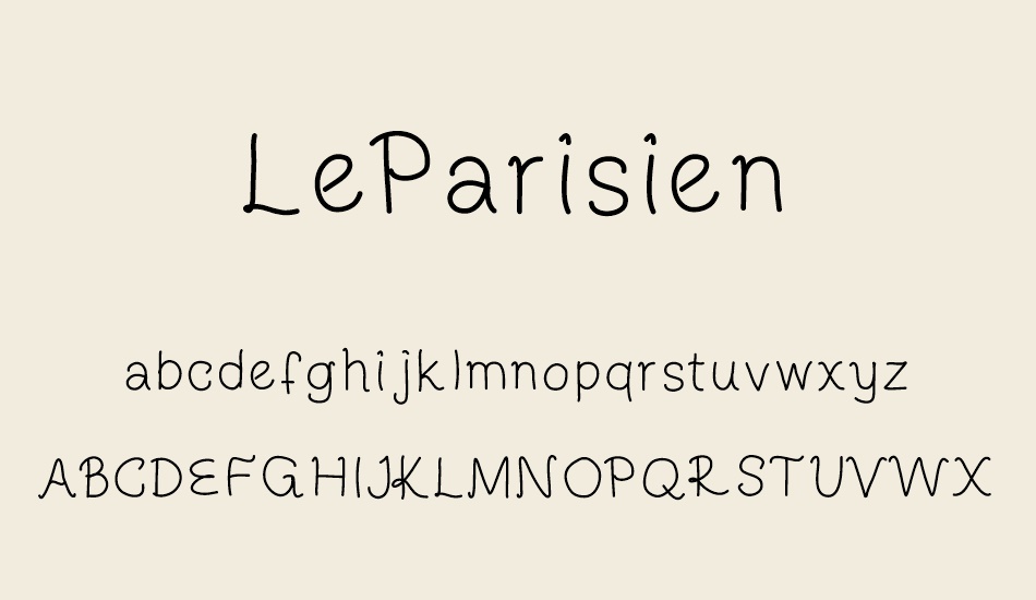 leparisien font