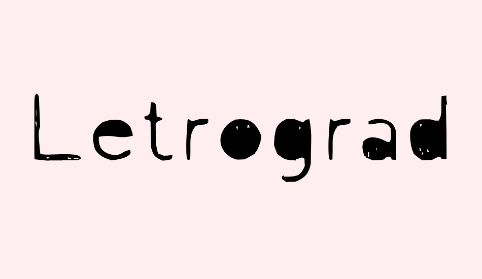 letrograda font big