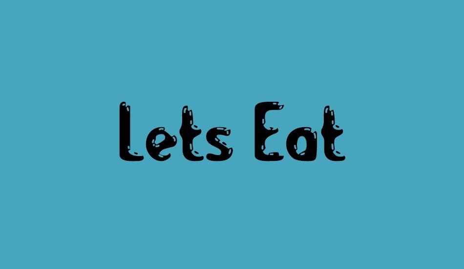 lets-eat font big