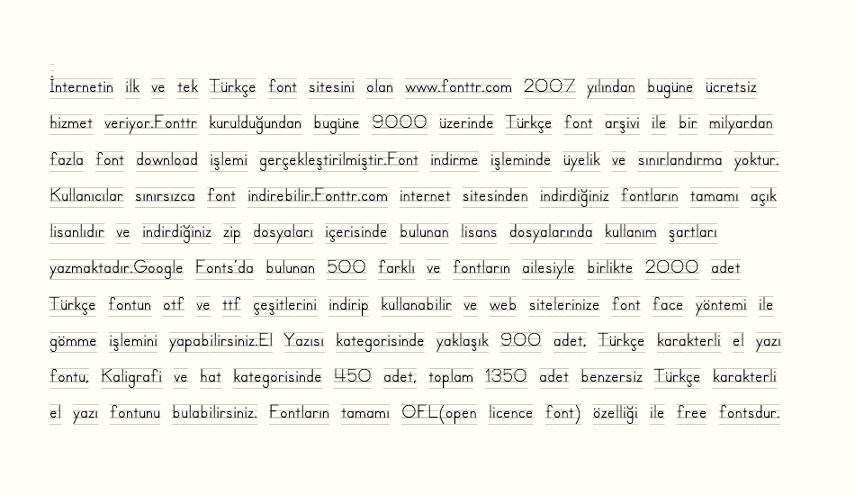 letstraceruled font 1