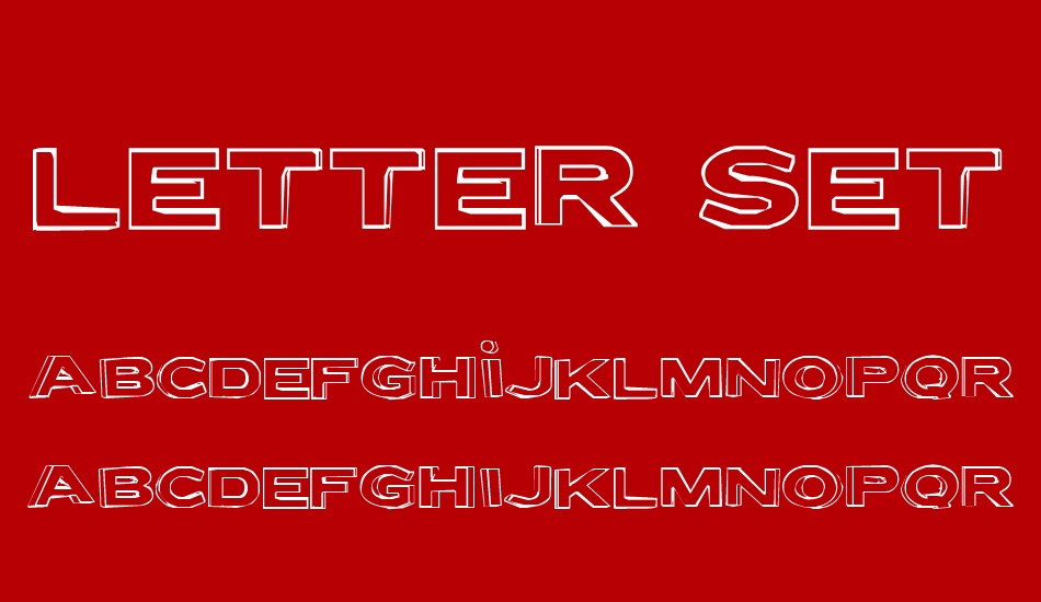 letter-set-b font