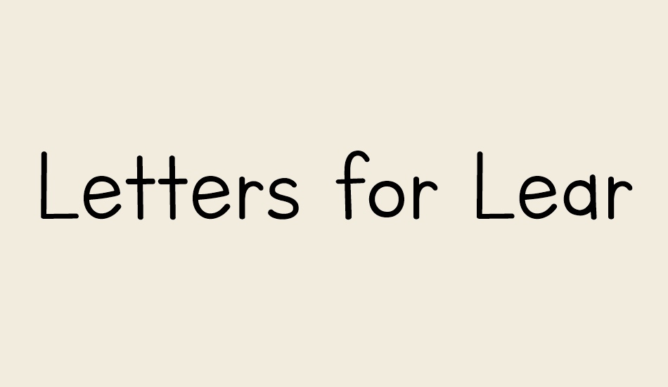 letters-for-learners font big