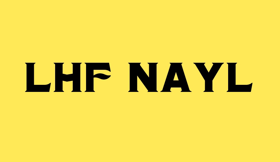 lhf-naylorville font big