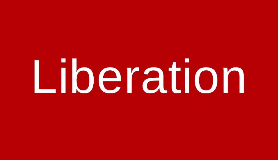 liberation-sans font big