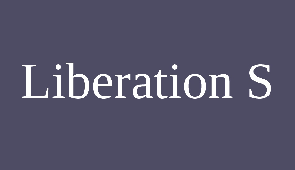liberation-serif font big