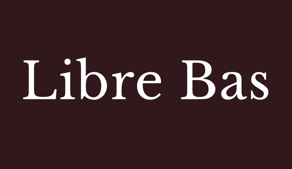 libre-baskerville font big