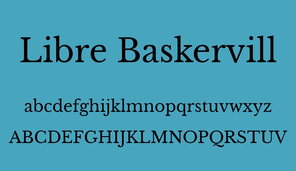 libre-baskerville font