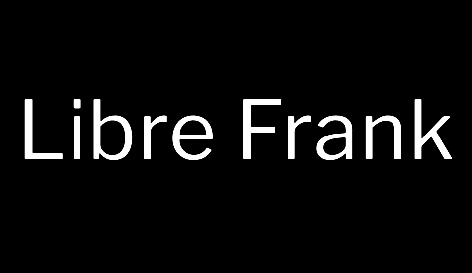 libre-franklin font big