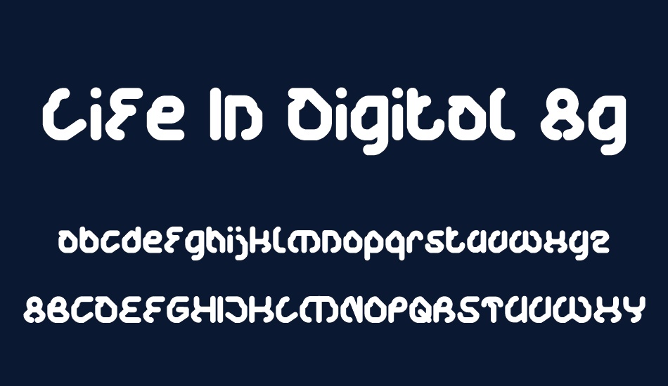 life-ın-digital-age font