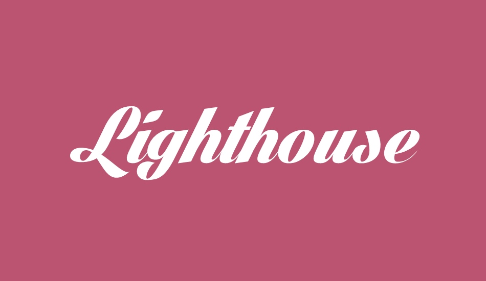 lighthouse-personal-use font big