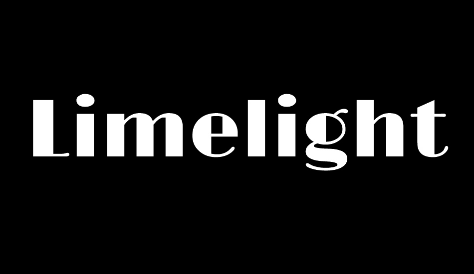 limelight font big