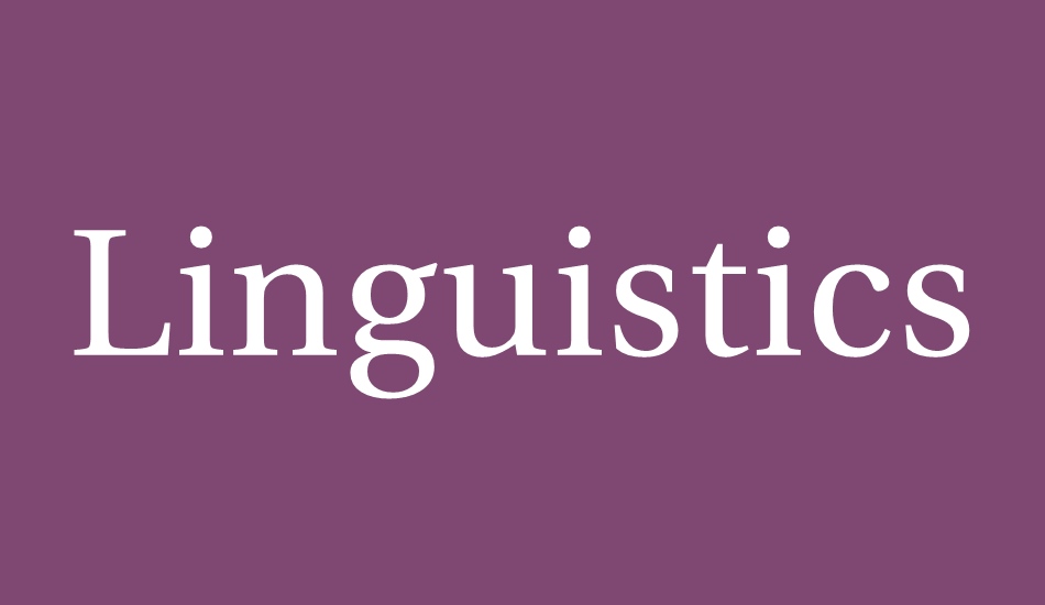 linguistics-pro font big