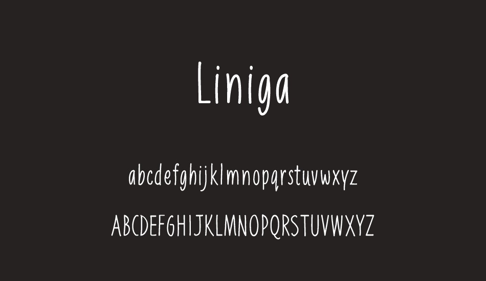 liniga font