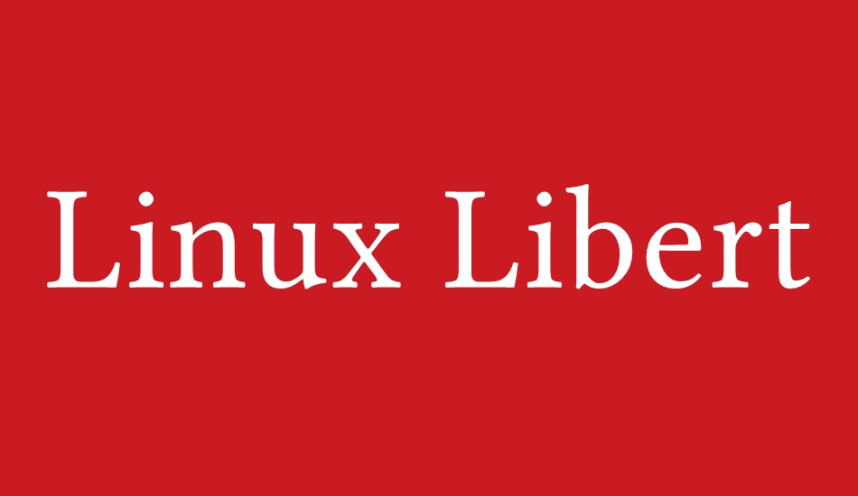 linux-libertine font big