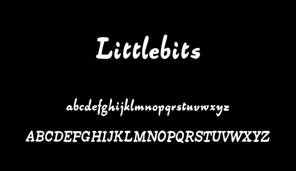 littlebits font