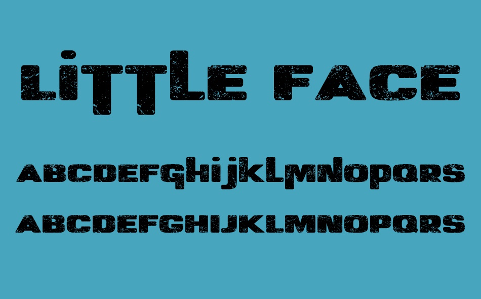 Little Face font