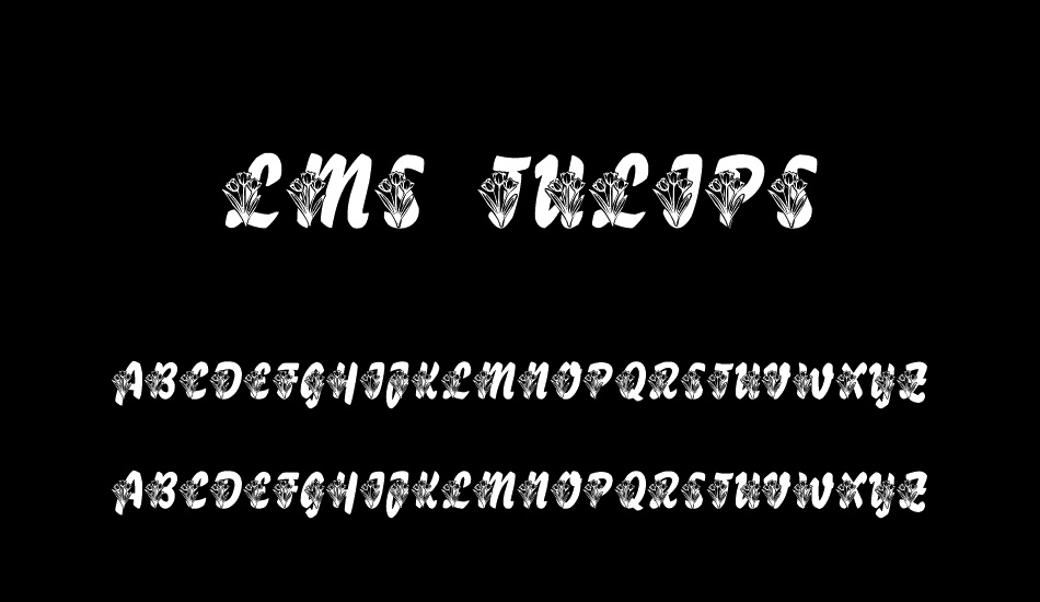 lms-tulips font