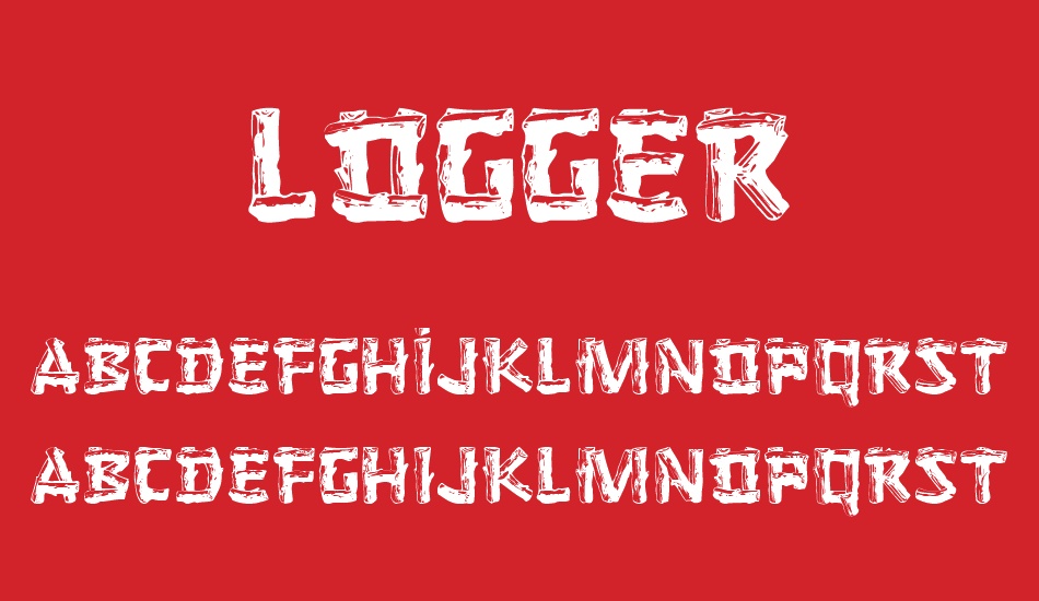 logger font