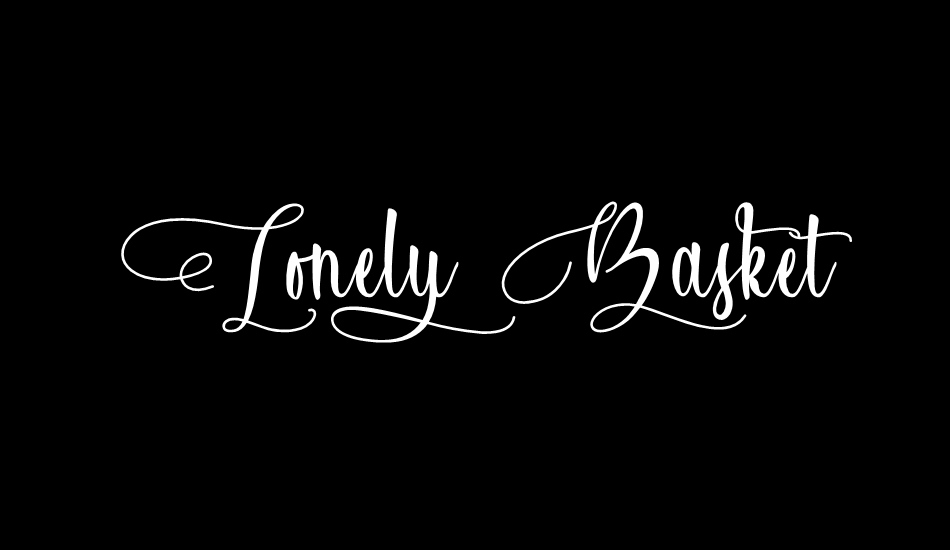 lonely-basket font big